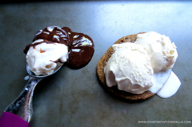 Almond Cookie Ice Cream Sandwich startwithfourwalls.com