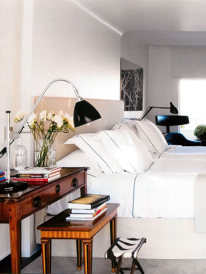 Modern Bedroom Inspiration startwithfourwalls.com
