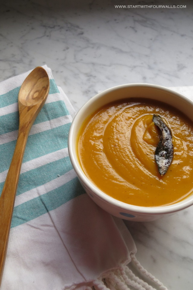 Soup of Three Squashes startwithfourwalls.com