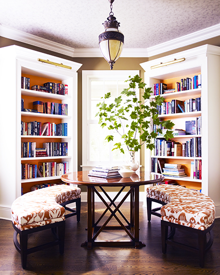 Bookcase Bliss in the Dining Room startwithfourwalls.com